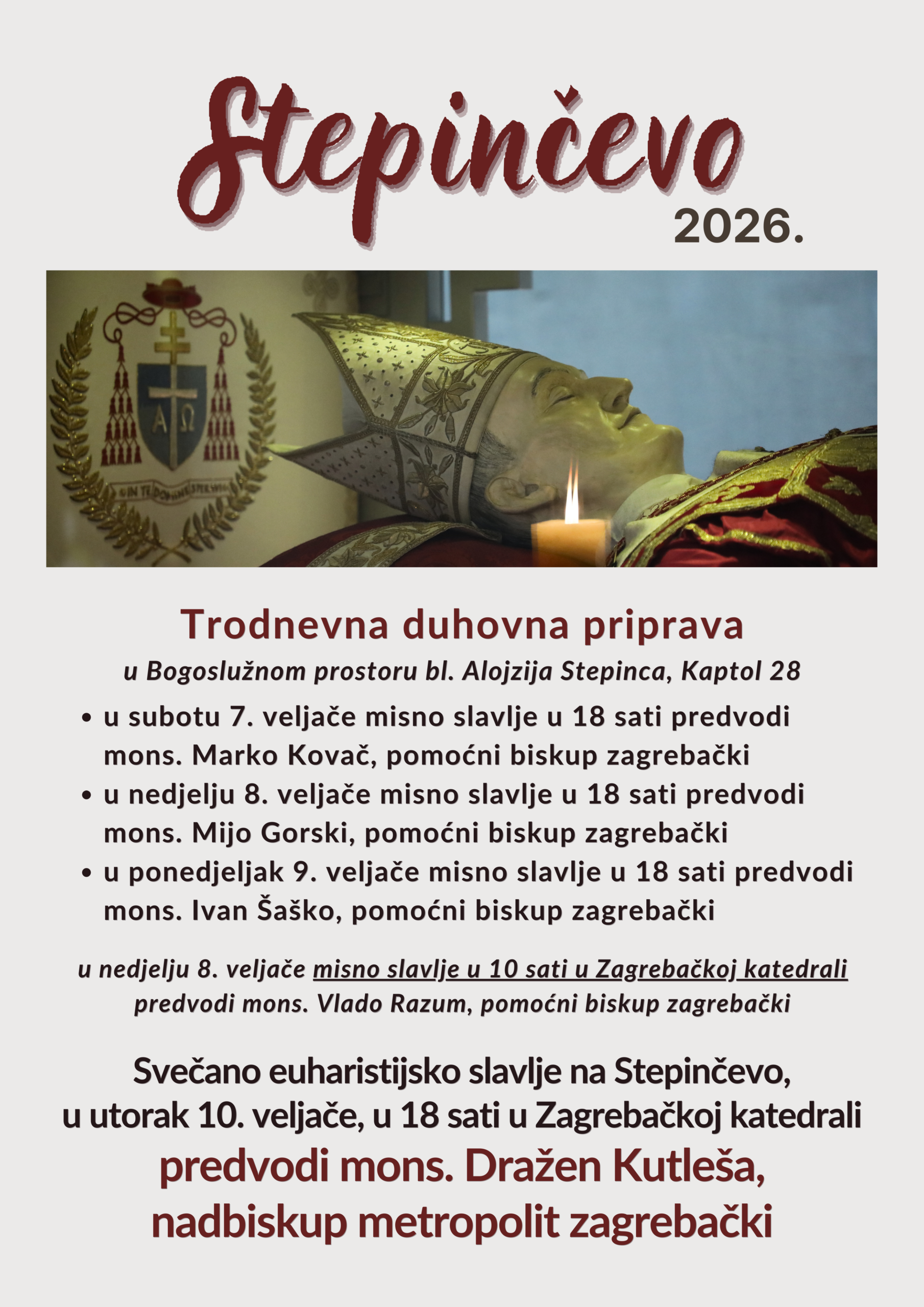 Proslava Stepinčeva 2026.