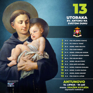 13 utoraka sv. Antunu na Svetom Duhu