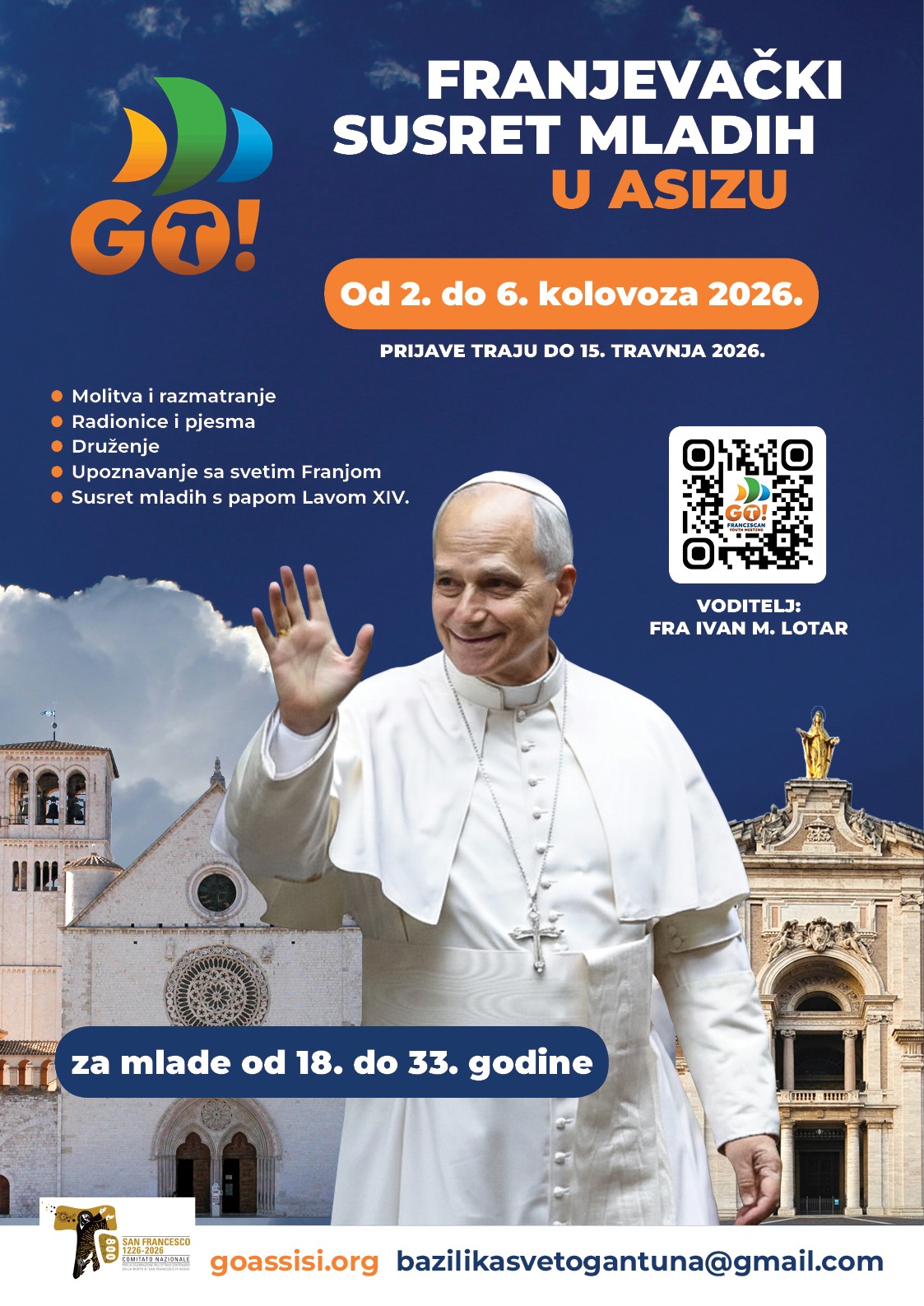 Franjevački susret mladih s Papom u Asizu